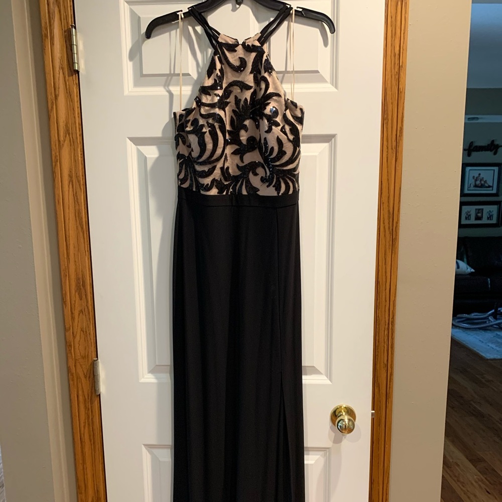 Maxi length cocktail dress